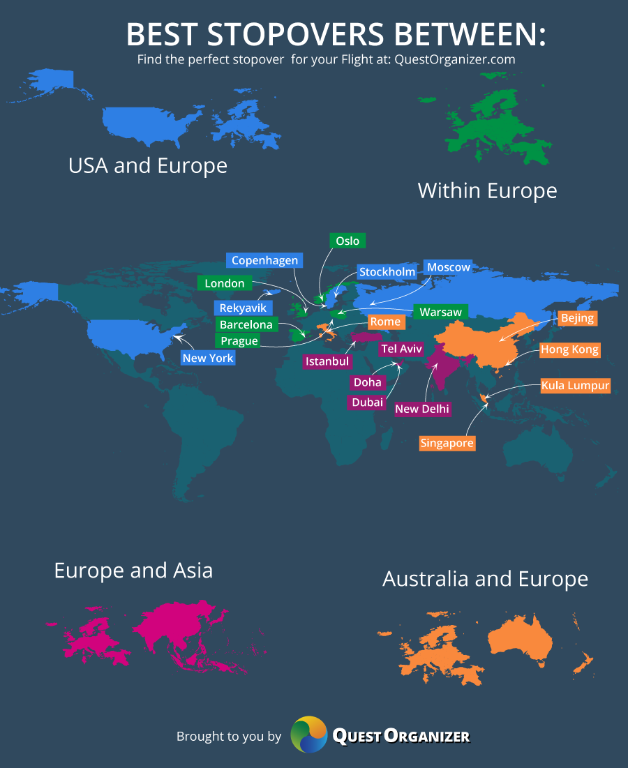 Top Stopovers Map
