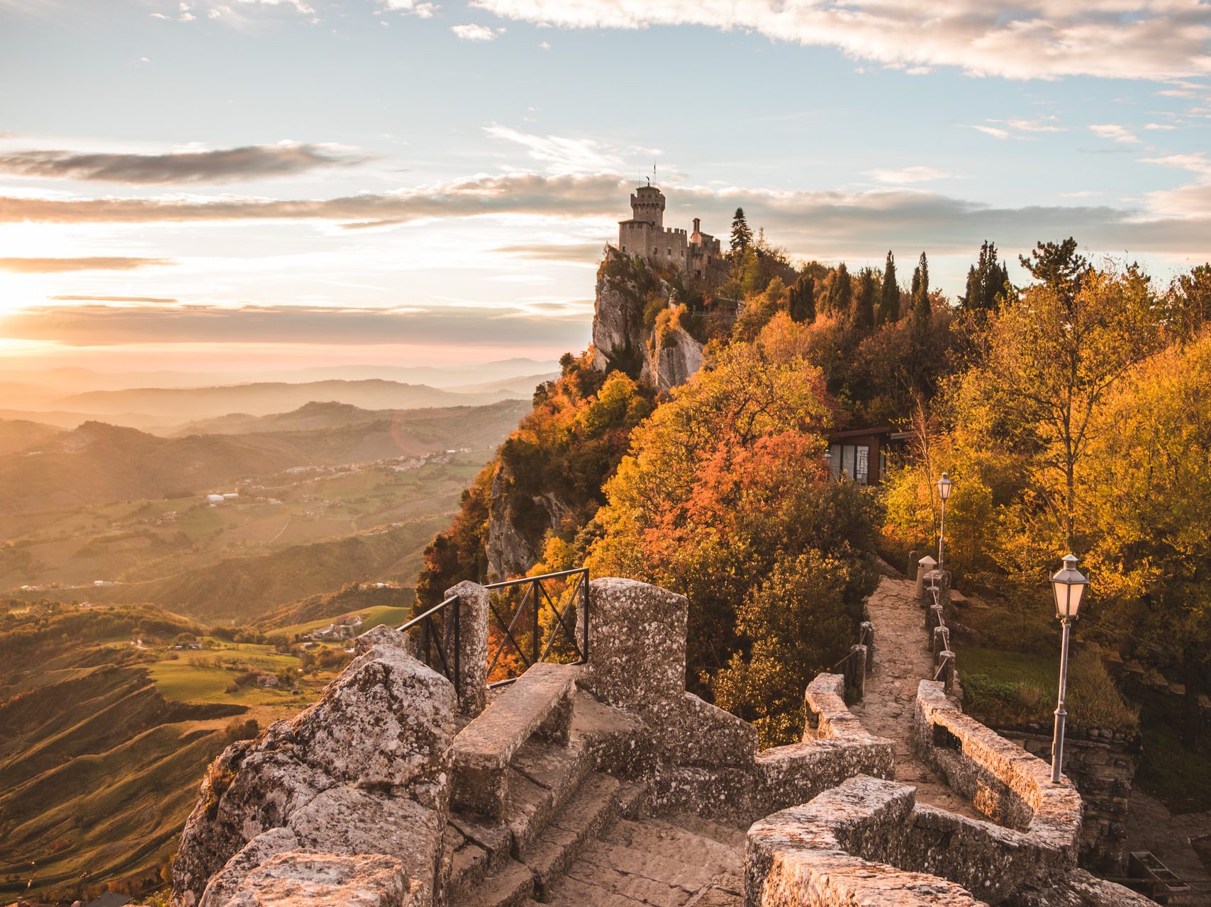 Incredible castles of San Marino - one of the smallest European countries